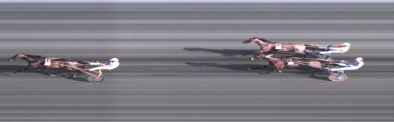 Målfoto for løp 8 på bane FO den 21.04.2018