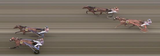 Målfoto for løp 1 på bane FO den 16.06.2018