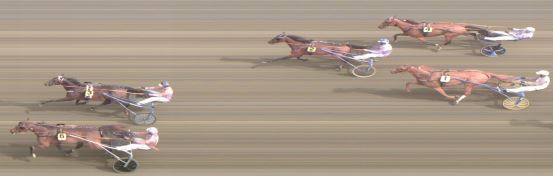 Målfoto for løp 1 på bane FO den 17.06.2018