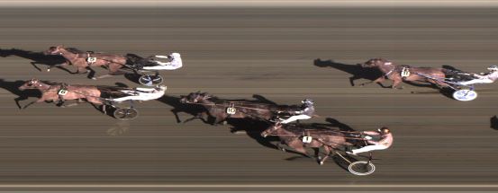 Målfoto for løp 1 på bane FO den 26.06.2018