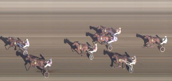 Målfoto for løp 1 på bane FO den 03.07.2018