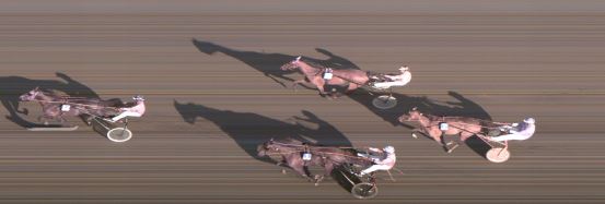 Målfoto for løp 2 på bane FO den 14.08.2018