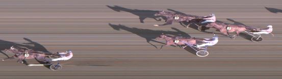 Målfoto for løp 1 på bane FO den 21.08.2018