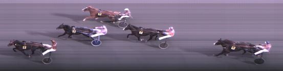 Målfoto for løp 1 på bane FO den 07.10.2018