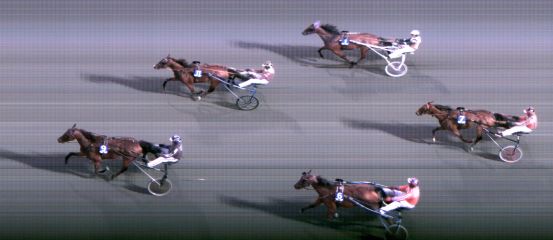 Målfoto for løp 2 på bane FO den 07.10.2018