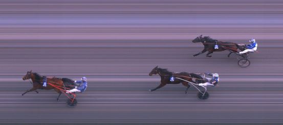 Målfoto for løp 2 på bane FO den 09.02.2019