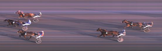 Målfoto for løp 6 på bane FO den 09.02.2019