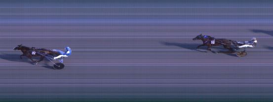 Målfoto for løp 8 på bane FO den 09.02.2019