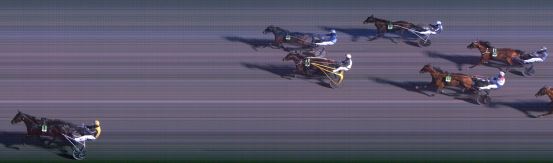 Målfoto for løp 9 på bane FO den 09.02.2019