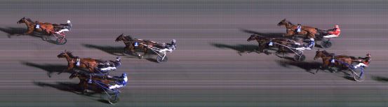 Målfoto for løp 2 på bane FO den 19.03.2019