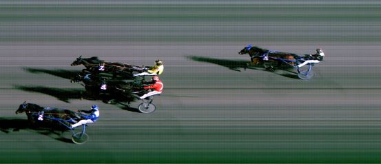 Målfoto for løp 8 på bane FO den 02.04.2019