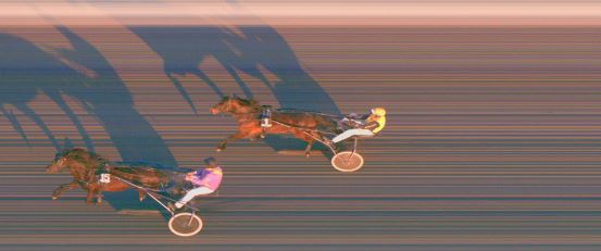 Målfoto for løp 6 på bane FO den 16.04.2019