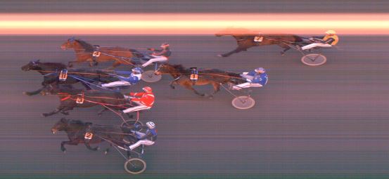 Målfoto for løp 7 på bane FO den 16.04.2019