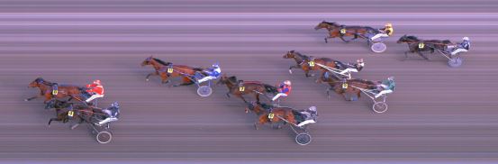 Målfoto for løp 1 på bane FO den 04.06.2019