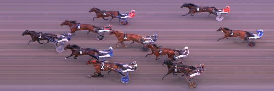 Målfoto for løp 6 på bane FO den 31.08.2019