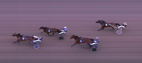 Målfoto for løp 2 på bane FO den 10.09.2019