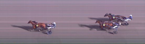 Målfoto for løp 1 på bane FO den 24.09.2019