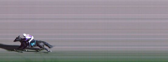 Målfoto for løp 1 på bane FO den 05.11.2019