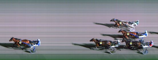 Målfoto for løp 1 på bane FO den 21.01.2020