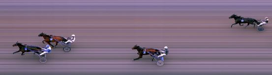 Målfoto for løp 2 på bane FO den 08.02.2020