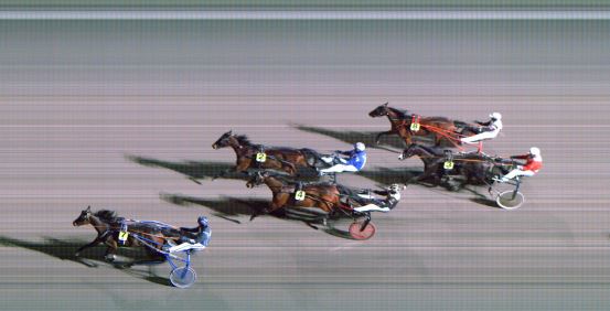 Målfoto for løp 1 på bane FO den 25.02.2020