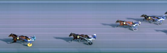 Målfoto for løp 1 på bane FO den 08.03.2020