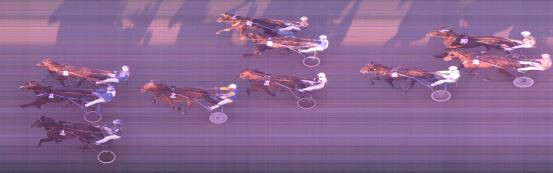 Målfoto for løp 8 på bane FO den 11.07.2020