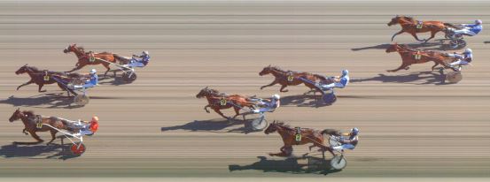 Målfoto for løp 1 på bane FO den 15.08.2020