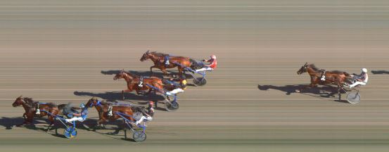 Målfoto for løp 6 på bane FO den 15.08.2020