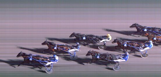 Målfoto for løp 2 på bane FO den 13.10.2020