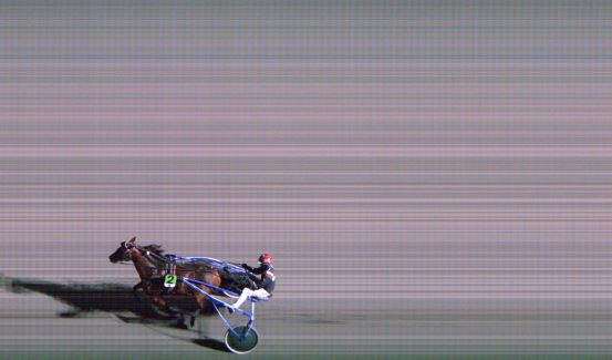 Målfoto for løp 9 på bane FO den 13.10.2020