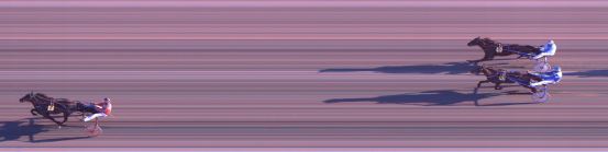 Målfoto for løp 1 på bane FO den 13.02.2021