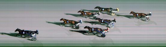 Målfoto for løp 2 på bane FO den 26.03.2021