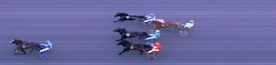 Målfoto for løp 1 på bane FO den 12.04.2021