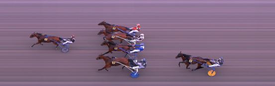 Målfoto for løp 1 på bane FO den 04.07.2021