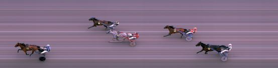 Målfoto for løp 1 på bane FO den 28.07.2021