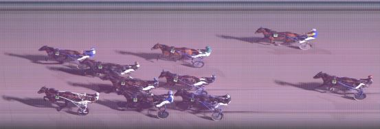 Målfoto for løp 9 på bane FO den 22.09.2021