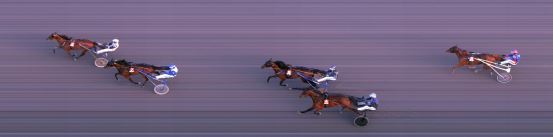 Målfoto for løp 3 på bane FO den 06.10.2021