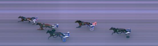 Målfoto for løp 9 på bane FO den 12.03.2022