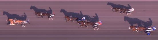 Målfoto for løp 6 på bane FO den 29.06.2022