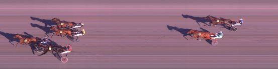 Målfoto for løp 1 på bane FO den 10.08.2022