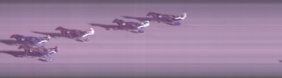 Målfoto for løp 9 på bane FO den 23.03.2023