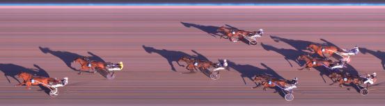 Målfoto for løp 2 på bane FO den 21.04.2023