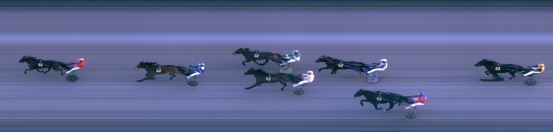 Målfoto for løp 1 på bane FO den 13.01.2024