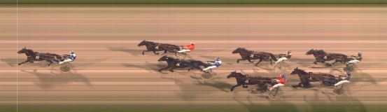 Målfoto for løp 6 på bane FO den 18.02.2024