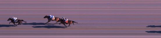 Målfoto for løp 2 på bane FO den 09.03.2024