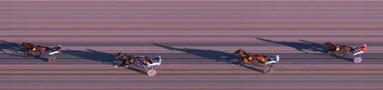 Målfoto for løp 7 på bane FO den 09.03.2024