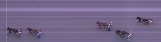 Målfoto for løp 1 på bane FO den 12.04.2024