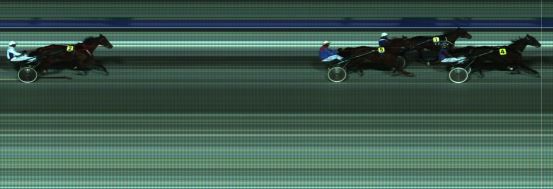 Målfoto for løp 1 på bane HA den 18.02.2018