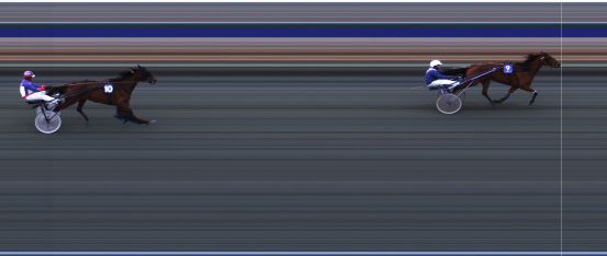 Målfoto for løp 2 på bane HA den 05.05.2018